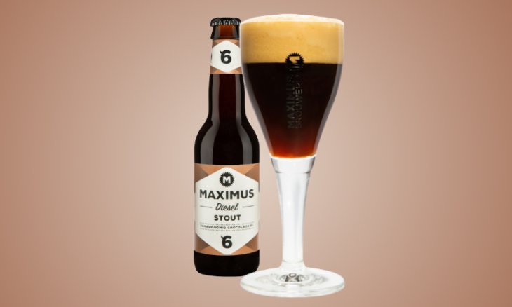 Diesel Stout 6 flesje en glas